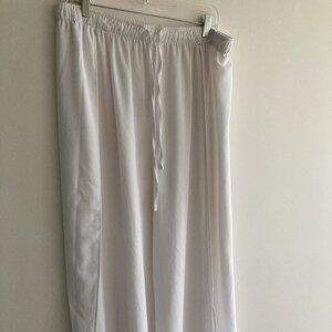 Freshwater White Open Pants Resort Beach